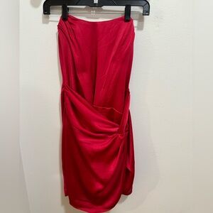 Do + Be pink strapless mini dress